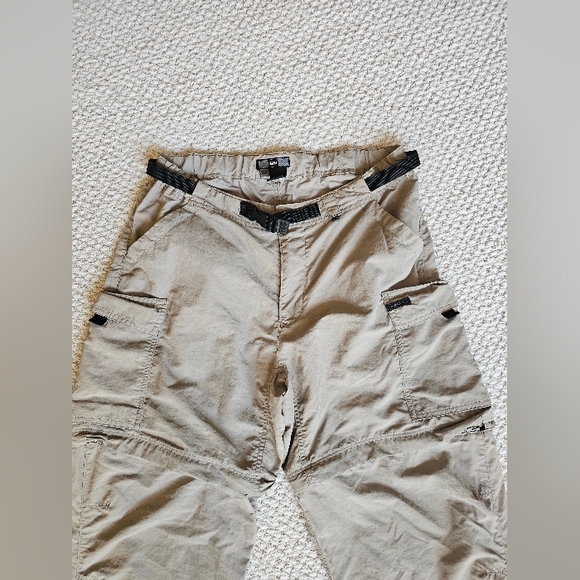 REI Sahara Convertible Hiking Pants 10 Tan Cargo Pants Durable Outdoor Wear - Picture 3 of 7